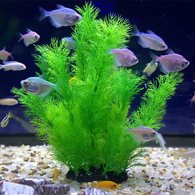 Aquarium Plant Grass - Artificial Aquarium Decor Plants Underwater Water