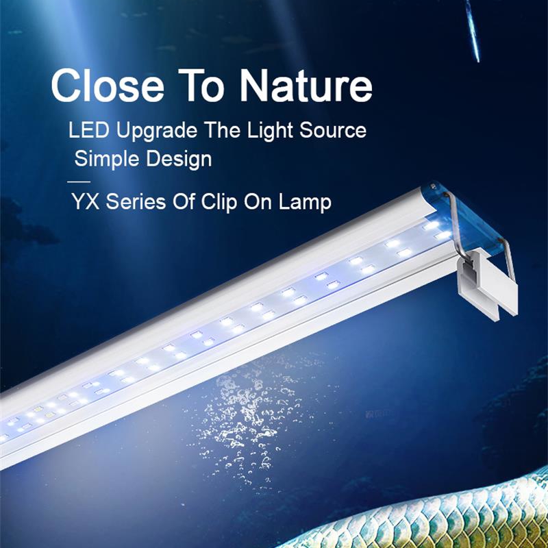 Aquarium Plants - Extensible Waterproof Clip on Lamp For