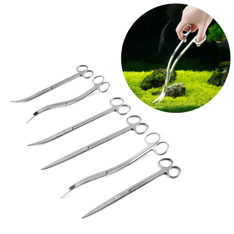 Aquarium Plant Grass - Aquarium Scissor Tools Fish Tank Tweezer