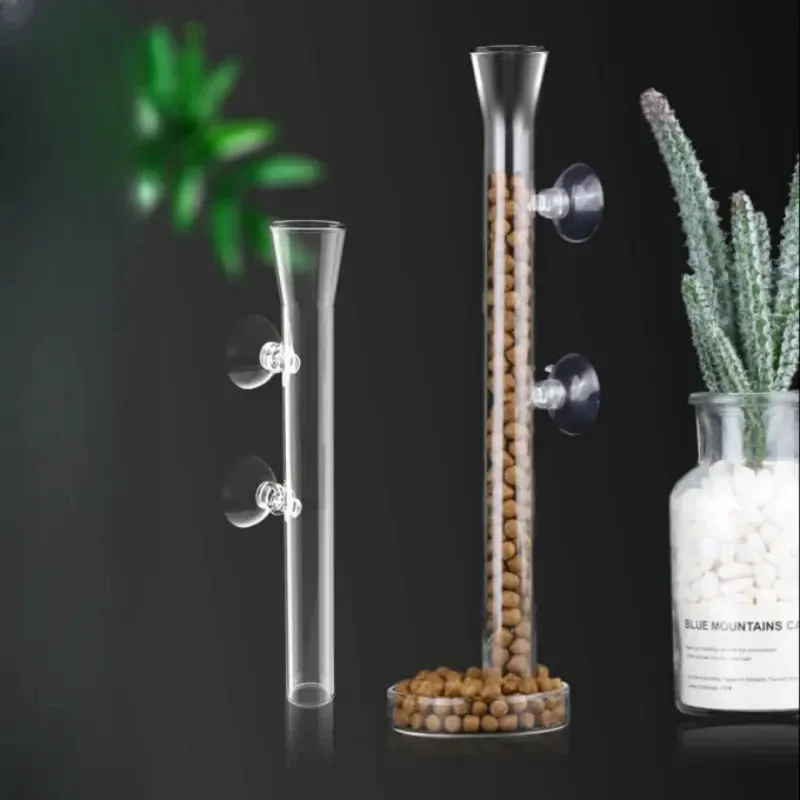 Aquarium Glass Feeding Tube &  - Aquarium Plant Red review and price