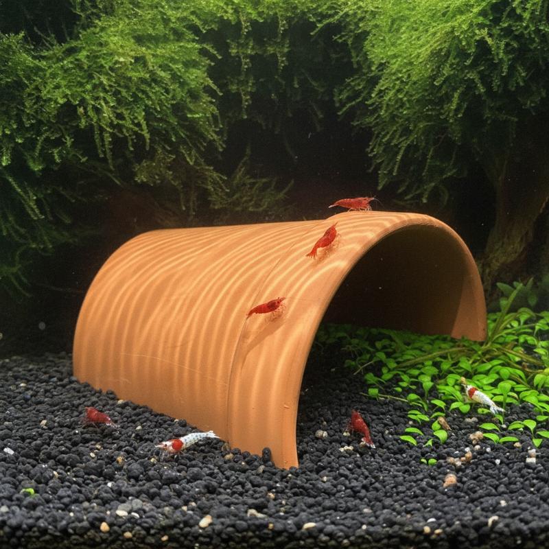 Practical Ceramic Fish Shrimp  - Aquarium Plant Red review and price