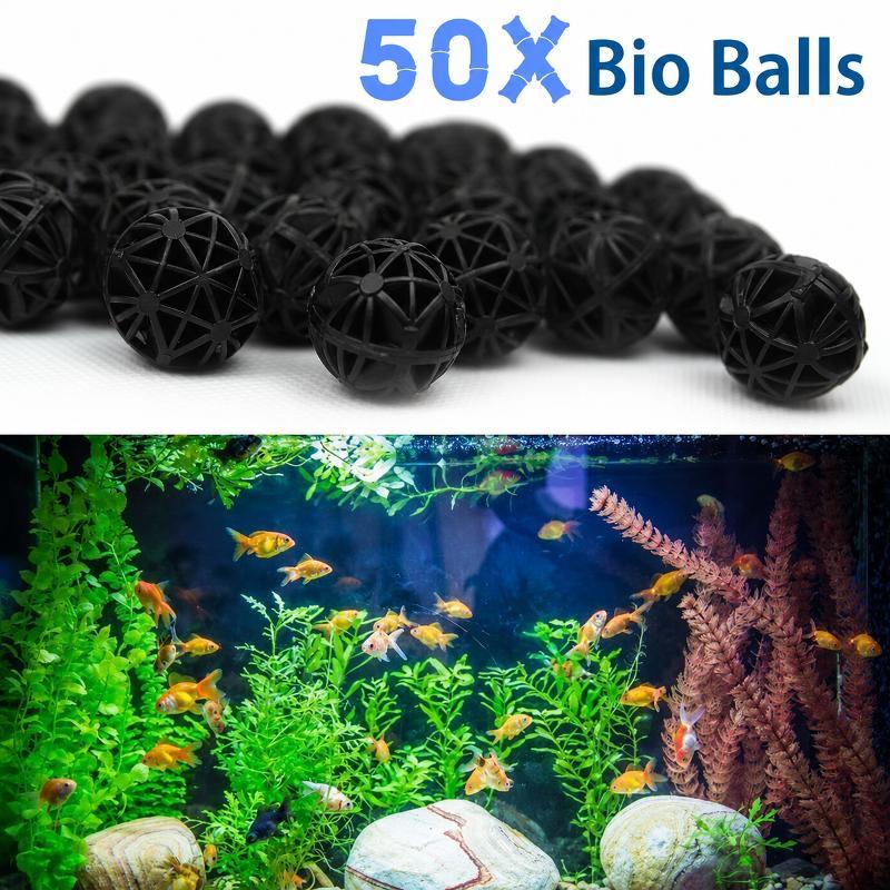 50Pcs 16mm Aquarium Bio Filter - Aquarium Planted Fish Tank review and price