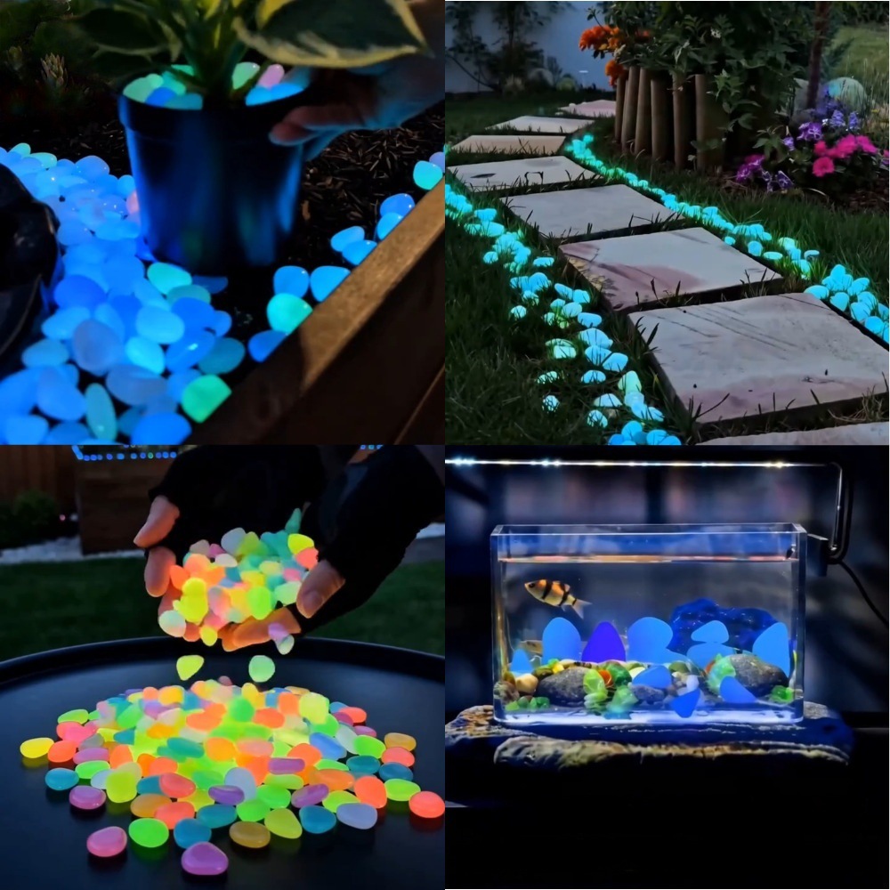 Colorful Glow In The Dark Lumi - Aquarium Plants review and price