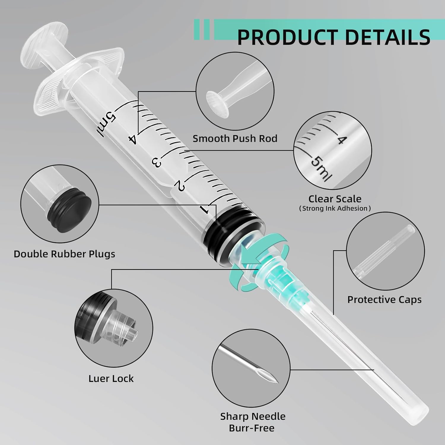 5ml Luer Lock Syringe, Suitabl - Aquarium Plants review and price