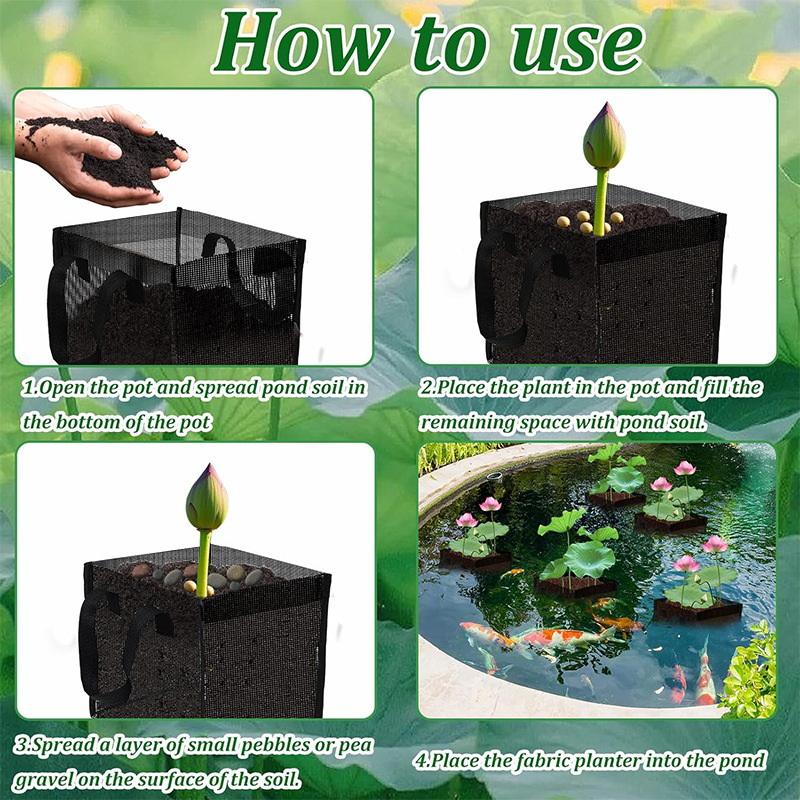 4 Pcs Black Mesh Pond Planting - Aquarium Plants review and price