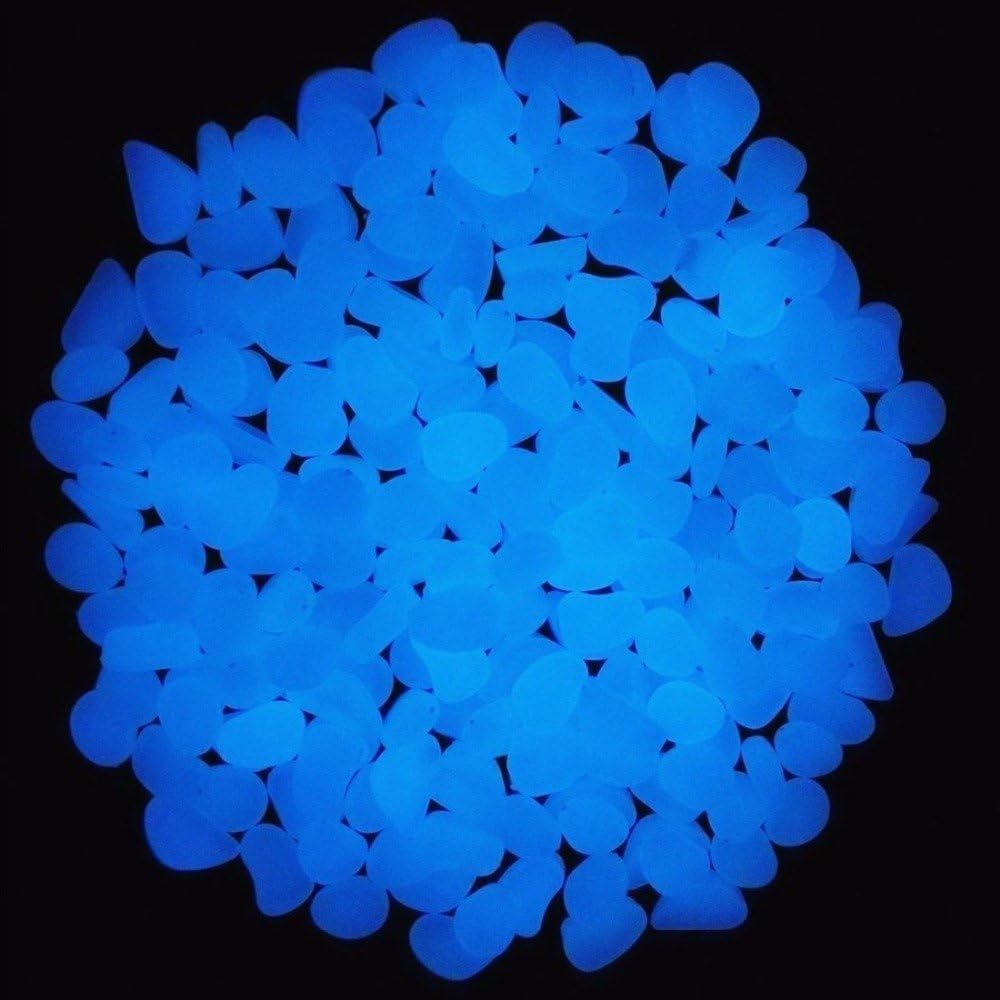 Fish Tank Rocks Glow Blue Pebb - Aquarium Plants review and price