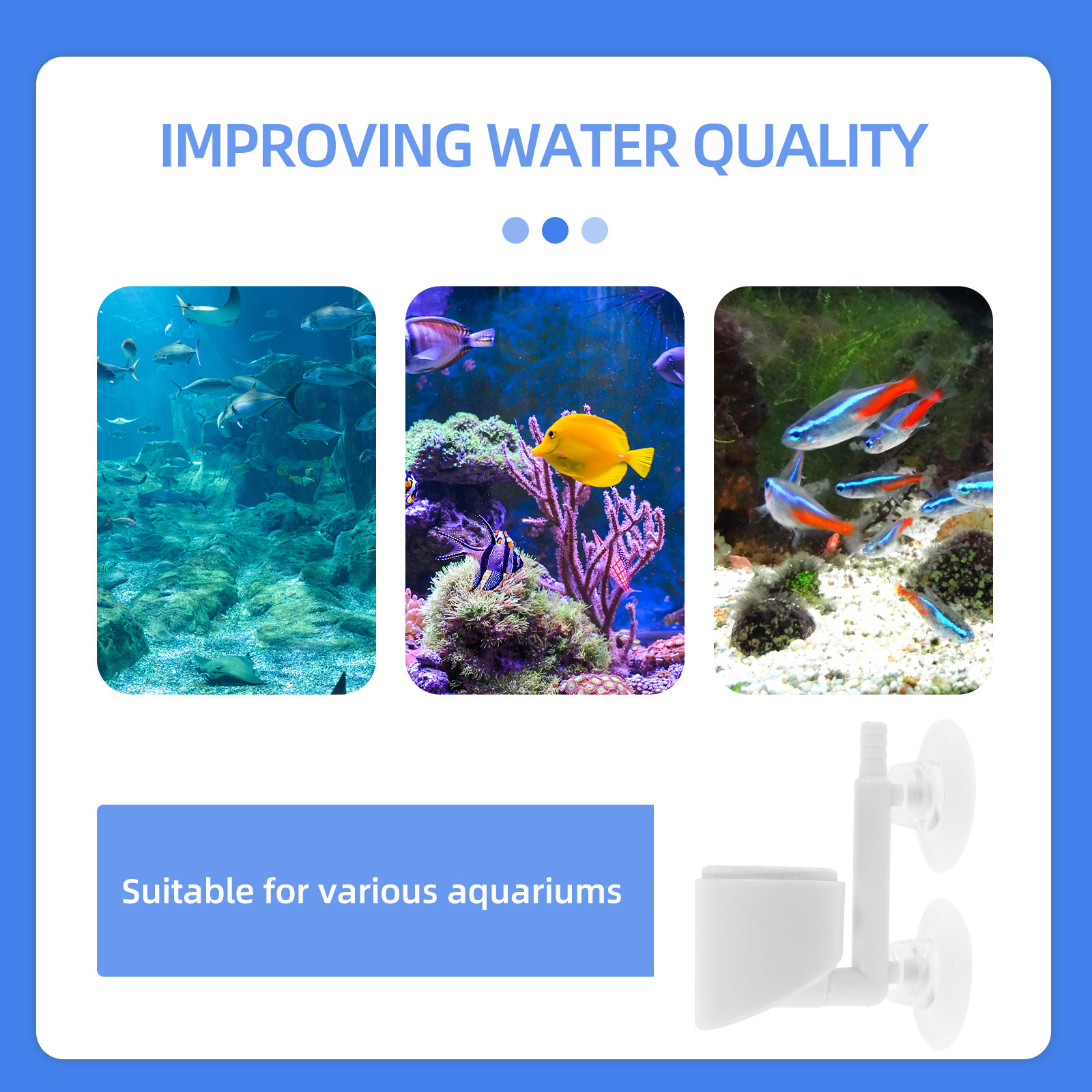 Fish Tank Oxygen Pump Accessor - Planted Aquarium Air Stone review and price