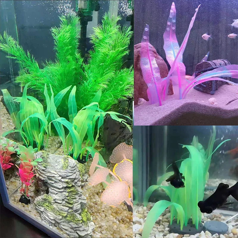 Artificial Swim Glow Kelp Aqua - Aquarium Plant Grass review and price